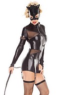 Catwoman, maskeraddräkt i fyra delar